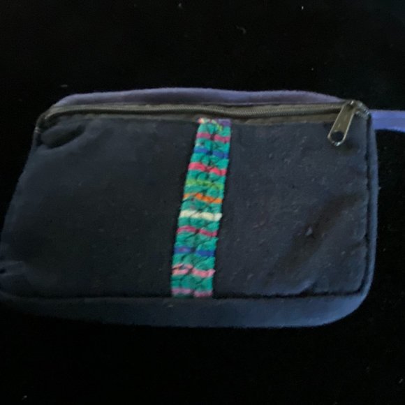 Wristlet from Mexico, embroidered by hand.about 6" long - Picture 2 of 9
